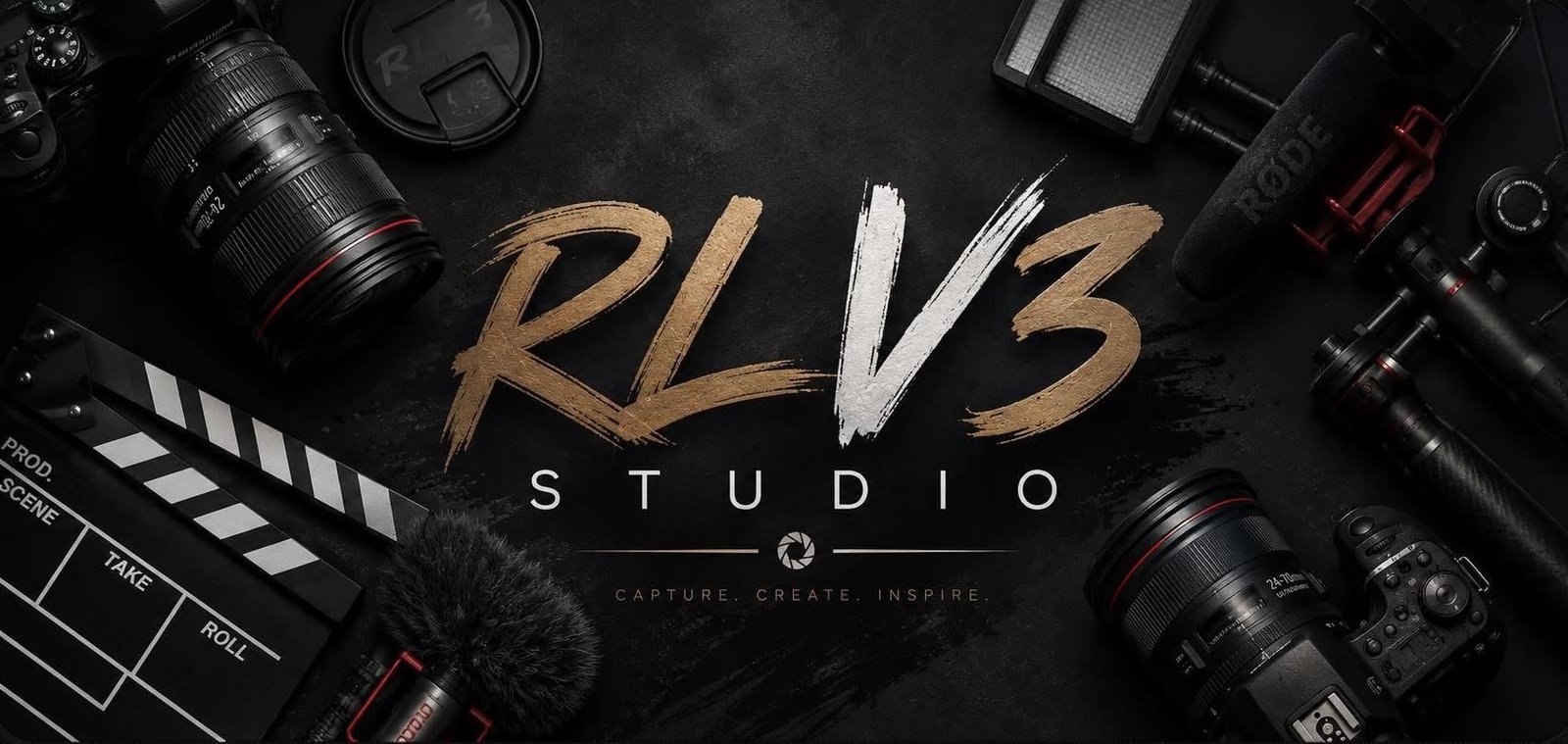 RLV3 Studio, photography and production gear